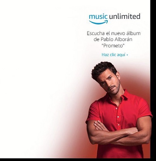 Feliz sábado familia! Si todavía no habéis escuchado mi nuevo álbum #Prometo, podéis disfrutarlo en Amazon Music Unlimited https://music.amazon.es/albums/B0767X15YF?ref=dm_sh_b2OvZAb3V6tXQqCGf5ffsaMDK ¿Ya tenéis favoritas?
