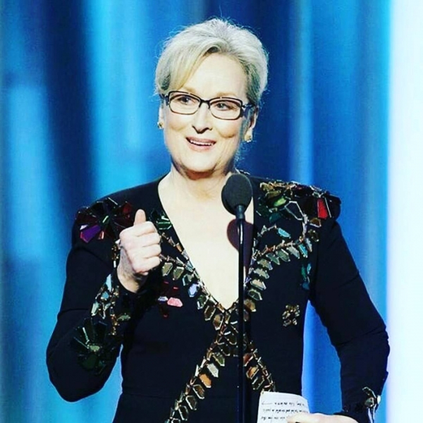 Todo mi respeto y admiración Meryl Streep. All of my respect and admiration Meryl Streep.
