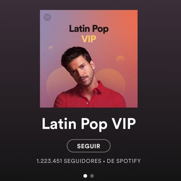 Y también en la portada de Latin Pop VIP  Gracias @spotify !!!!! Qué emoción!!!
