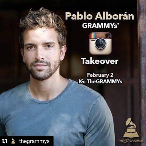 First-time GRAMMY nominee @pabloalboran is taking over our Instagram TODAY!! Follow along with him as he posts throughout the day.
